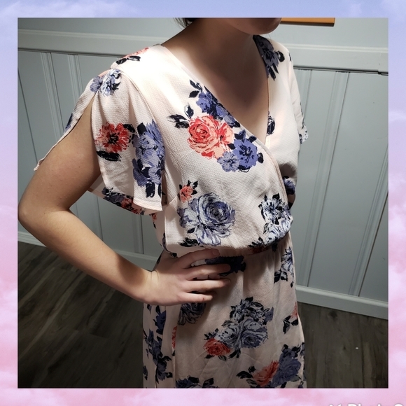 Candies medium dress maxi blush Easter romper - Picture 5 of 6